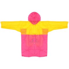 Дождевик детский 120 - 130 см, XL, с капюшоном, кнопки, JC-10288
