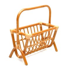 Газетница 17/13 "К", 46x25x47 см, натуральный ротанг, коньяк