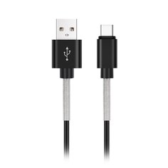 Зарядное устройство кабель, AVS Type C (1м USB 2.0) усиленный TC-361S (пакет), A40283S