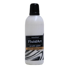 Краска KolerPark fluid art молочный 80 мл