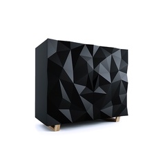 Комод edge m (uniquely) черный 100x90x55 см.