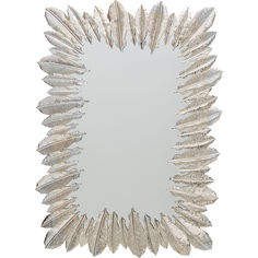 Зеркало feathers (kare) серебристый 49x69x2 см.