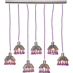 Люстра для столовой flutto (kare) фиолетовый 80x83x15 см.