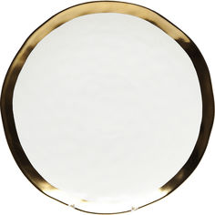 Тарелка bell (kare) белый 2 см.