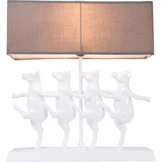 Лампа настольная dancing cows (kare) коричневый 41x44x12 см.