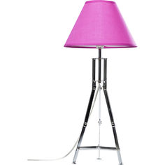 Лампа настольная rhythm (kare) розовый 22x47x22 см.