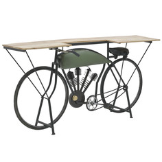 Стол-консоль bike (to4rooms) черный 193x95x43 см.