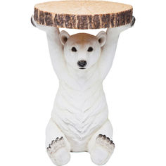 Столик приставной polar bear (kare) белый 37x53x37 см.