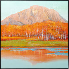 Картина в рамке autumn (kare) мультиколор 120x120x5 см.