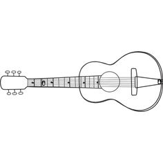 Вешалка настенная guitar (kare) черный 81x31x7 см.