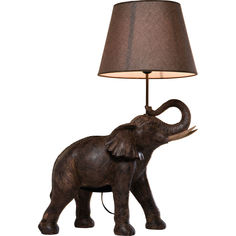Лампа настольная elephant safari (kare) коричневый 52x74x33 см.