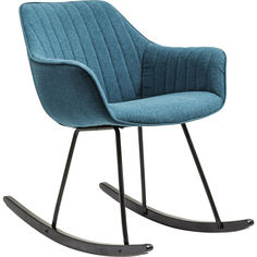 Кресло-качалка hamptons (kare) синий 61x80x74 см.