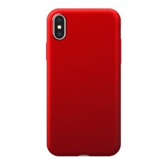 Чехол Deppa Case Silk для Apple iPhone X/XS красный металлик 89042