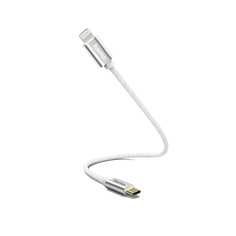 Кабель Hama 00187209 USB Type-C (m) Lightning (m) 0.2м белый