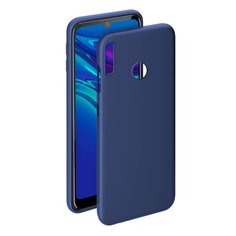 Чехол Deppa Gel Color Case для Huawei Y6 (2019) синий PET белый 86664