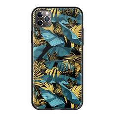 Чехол Deppa Glass Case для Apple iPhone 11 Pro Max джунгли