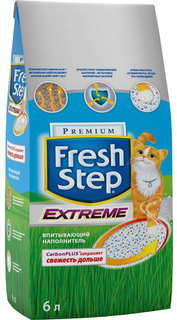 Наполнитель Fresh Step 3.17кг тройная защита впитывающий (6 литров) 8192