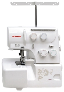 Оверлок Janome 210D белый