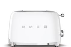 Тостер SMEG TSF01WHEU Стиль 50-х г, 2 ломтика, корпус из нержавеющей стали, 6 уровней поджаривания, белый