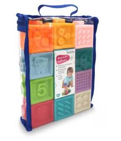 Мягкие кубики Elefantino 10 шт в сумочке 17*6*23 см.арт.IT106445