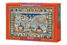 Пазл Castorland 2000 "Карта мира 1639 год" арт.C-200733