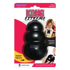 Kong Extreme игрушка для собак КОНГ XL очень прочная очень большая 13 х 9 см