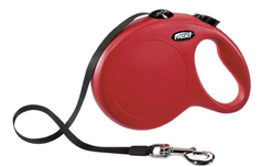 Рулетка для собак FLEXI "NEW CLASSIC" L ремень 5 м 50 кг красный