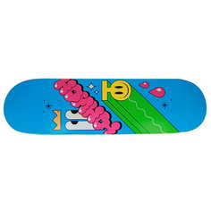 Дека для скейтборда Acid team, цвет blue-pink, размер 8.3x32.125, конкейв Юнион