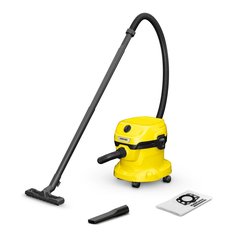 Пылесос Karcher, WD 2 Plus V-12/4/18, 1000 Вт, с мешком, сух и влаж.убор