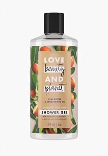 Гель для душа Love Beauty and Planet Масло Ши и Сандаловое дерево, 400 мл