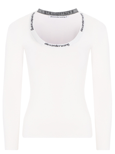 Футболка из вискозы Alexander Wang