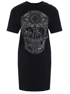 Платье-футболка хлопковое Philipp Plein