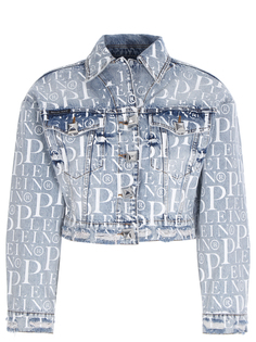 Куртка джинсовая с принтом Philipp Plein