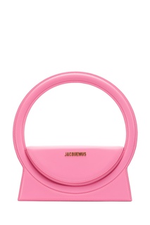 Розовая сумка Le sac Rond Jacquemus