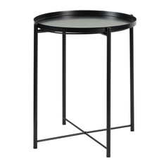 Кофейный столик moon (bradexhome) черный 53x52x49 см.