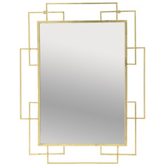 Зеркало настенное tess (to4rooms) золотой 70x90x2 см.