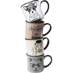 Кружка cool dogs в ассортименте (kare) мультиколор 15x10x10 см.