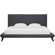 Кровать chameleo (icon designe) серый 205x110x220 см.