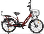 Велосипед Green City e-ALFA new коричневый-2153 022301-2153