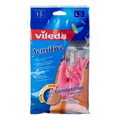 Перчатки для деликатных работ L VILEDA