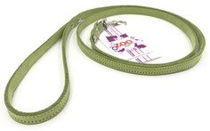 Поводок для собак 1106С COLOR LINE 2сл 12 мм нубук длина 1,2 м салатовый Zooexpress