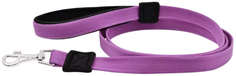Поводок для собак 5111С FRESH LINE 20 мм капрон, мягкая ручка с сеткой длина 1,5 м сиреневый Zooexpress