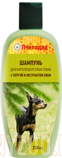 Шампунь Пчелодар для короткошерстных собак с пергой и хвоей 250 мл 1045 Pchelodar