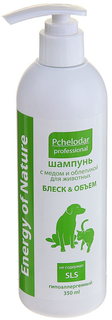 Шампунь Пчелодар с медом и облепихой блеск и объем (флакон с дозатором) 350 мл 1070 Pchelodar