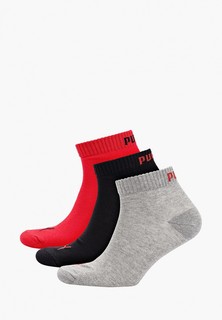 Носки 3 пары PUMA UNISEX QUARTER PLAIN 3P