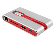 Хаб USB Rombica Type-C Hermes Red TC-00253