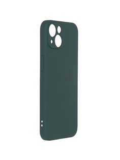 Чехол Pero для APPLE iPhone 13 Liquid Silicone Dark Green PCLS-0069-NG ПЕРО