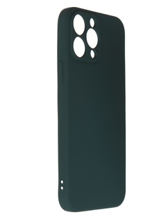Чехол Pero для APPLE iPhone 13 Pro Max Liquid Silicone Dark Green PCLS-0071-NG ПЕРО