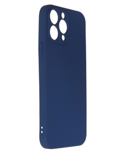 Чехол Pero для APPLE iPhone 13 Pro Max Liquid Silicone Blue PCLS-0071-BL ПЕРО