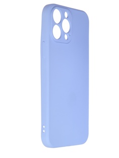 Чехол Pero для APPLE iPhone 13 Pro Max Liquid Silicone Blue PCLS-0071-LB ПЕРО